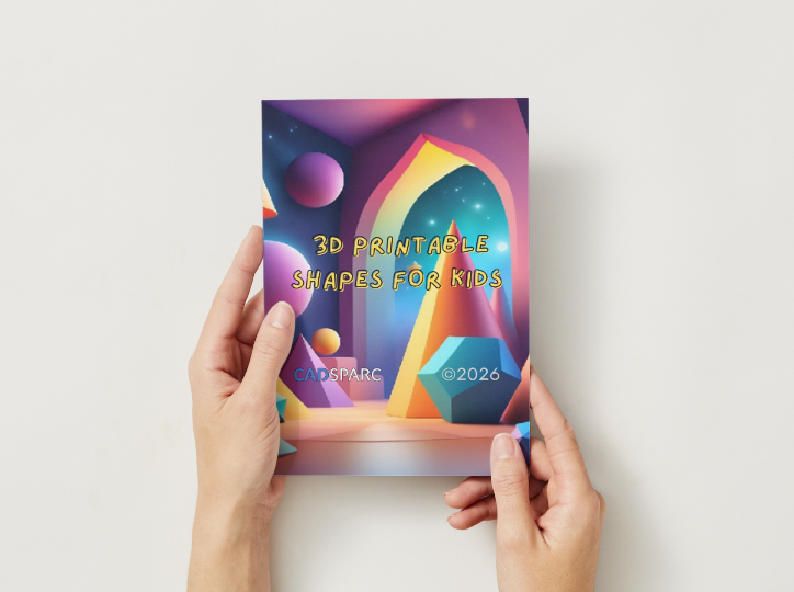 3D PRINTABLE SHAPES FOR KIDS, BOOKLET